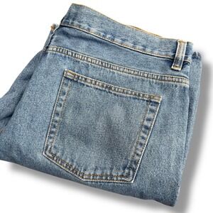 Blue Mountain Mens Jeans 38x34 (38x32) Light Wash Denim Straight‎ Leg Cotton